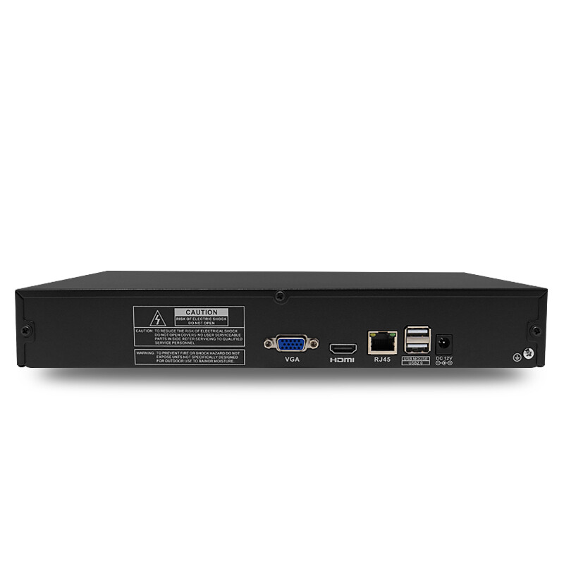 恒思安 网络硬盘录像机 8路监控录像机 16路NVR 36路2盘位NVR 4TB